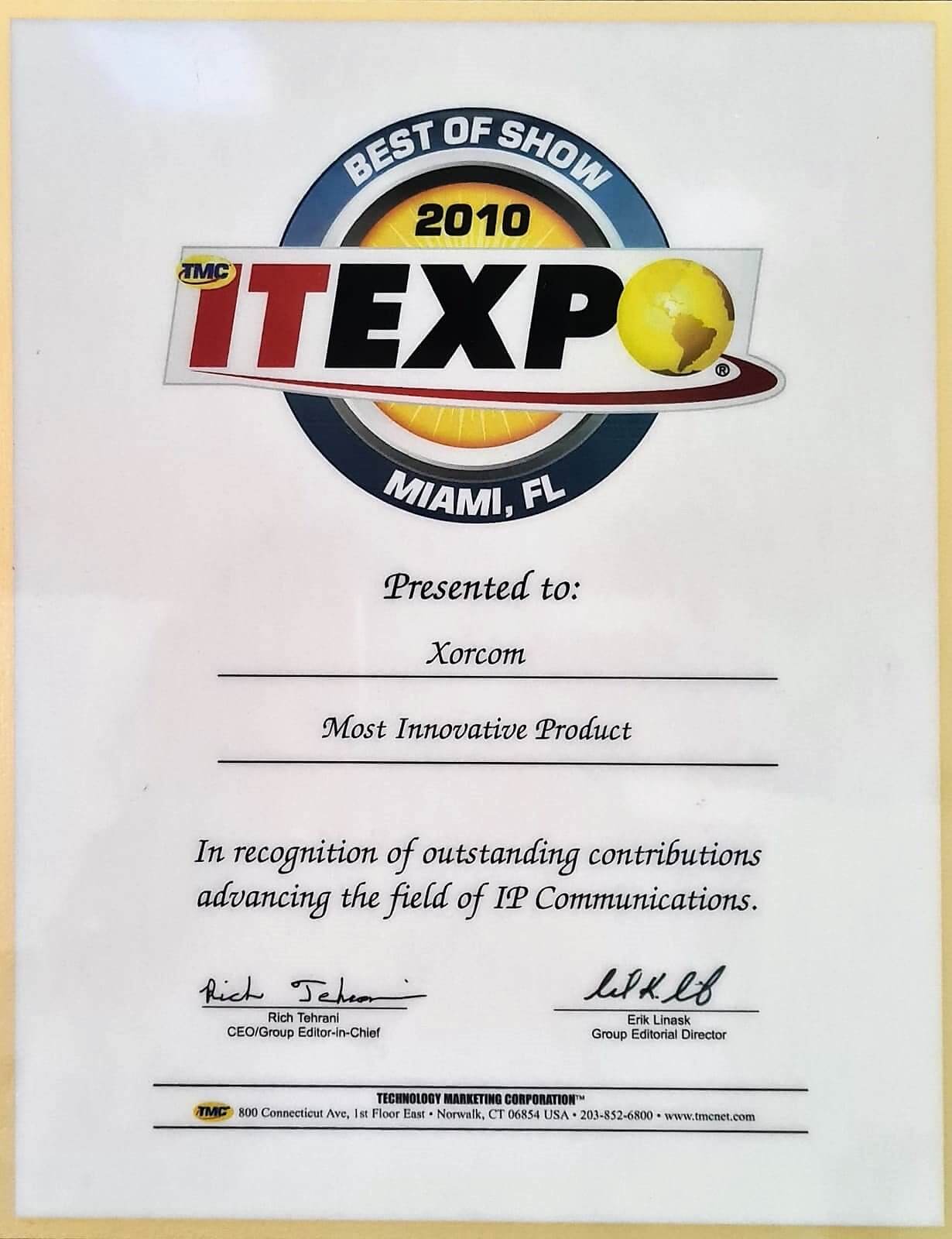 Innovative VoIP Award-winning Product Innovative VoIP Award-winning Product
