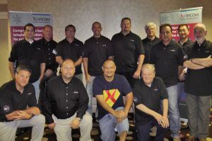 Graduates of the 3-day Xorcom Certification Training course and the lead trainer (Jeff Johnson - in the Xorcom "superman" t-shirt).