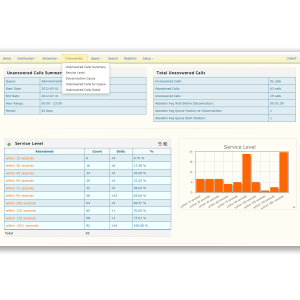 Call Center Statistics on IP-PBX