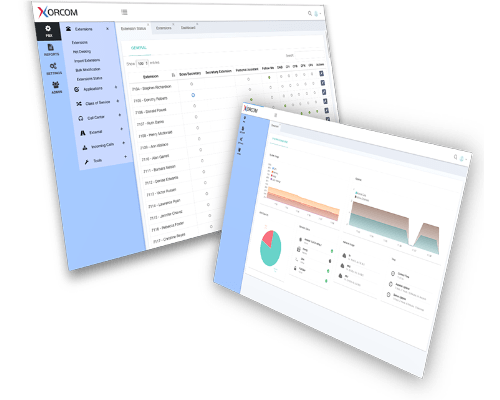 CompletePBX 5 phone system software screens