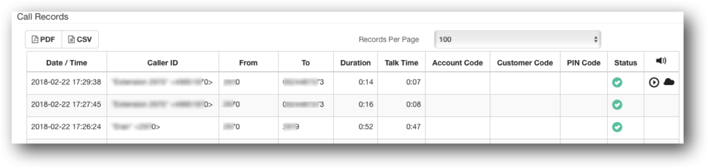 Cloud and Local Call Recording Indication