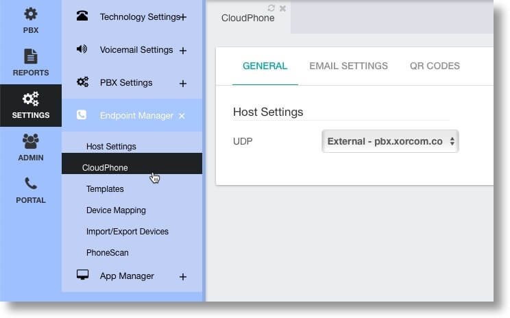 CloudPhone Softphone Mobile App Provisionoing Module