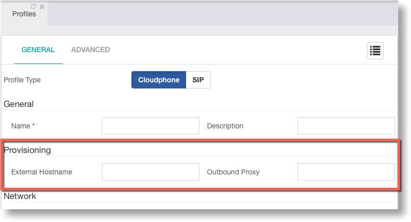 Mobile SoftPhone Provisionoing - External Proxy