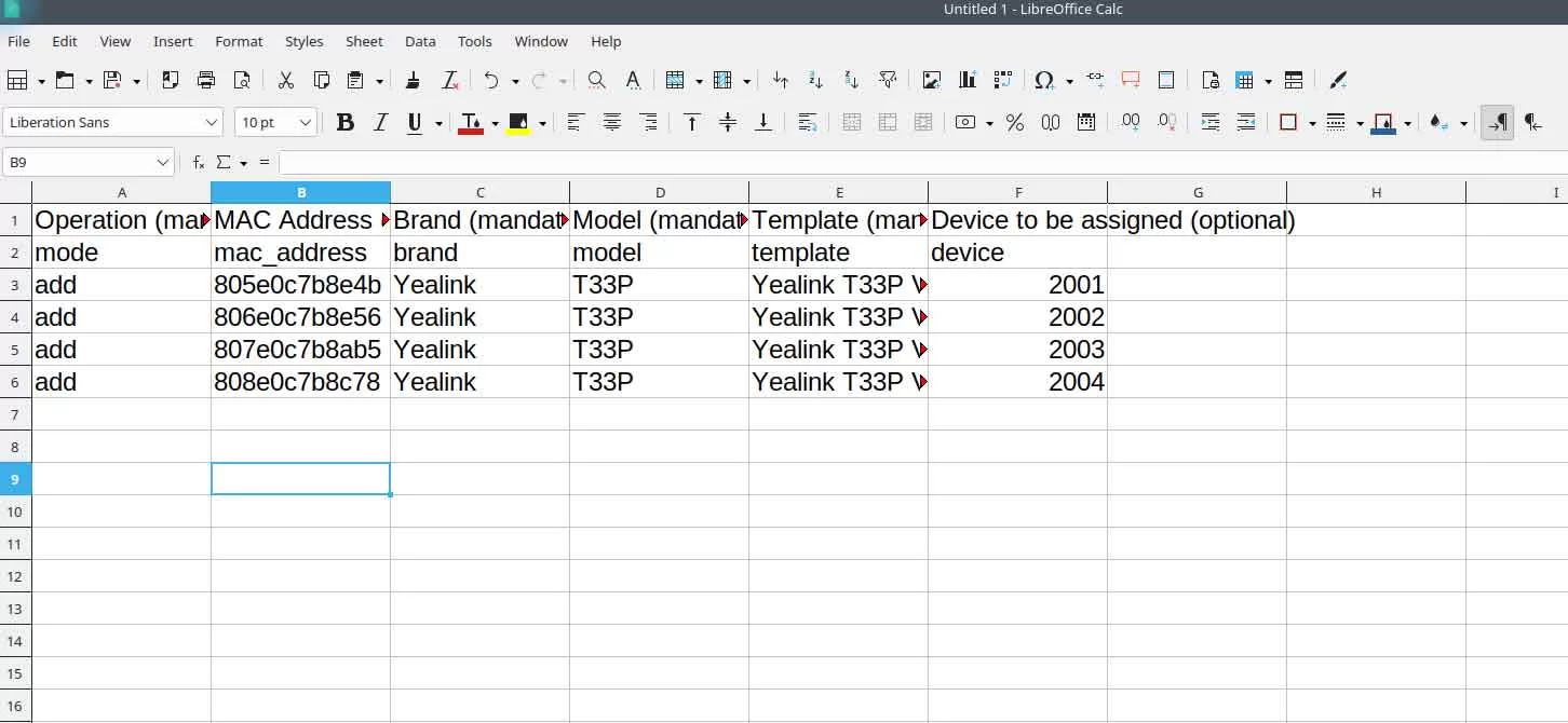 Zero-Touch Provisioning for IP-Phones CSV