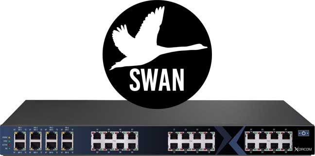 Swan - powerful elegance. 1U IP-PBX up to 500 extensions